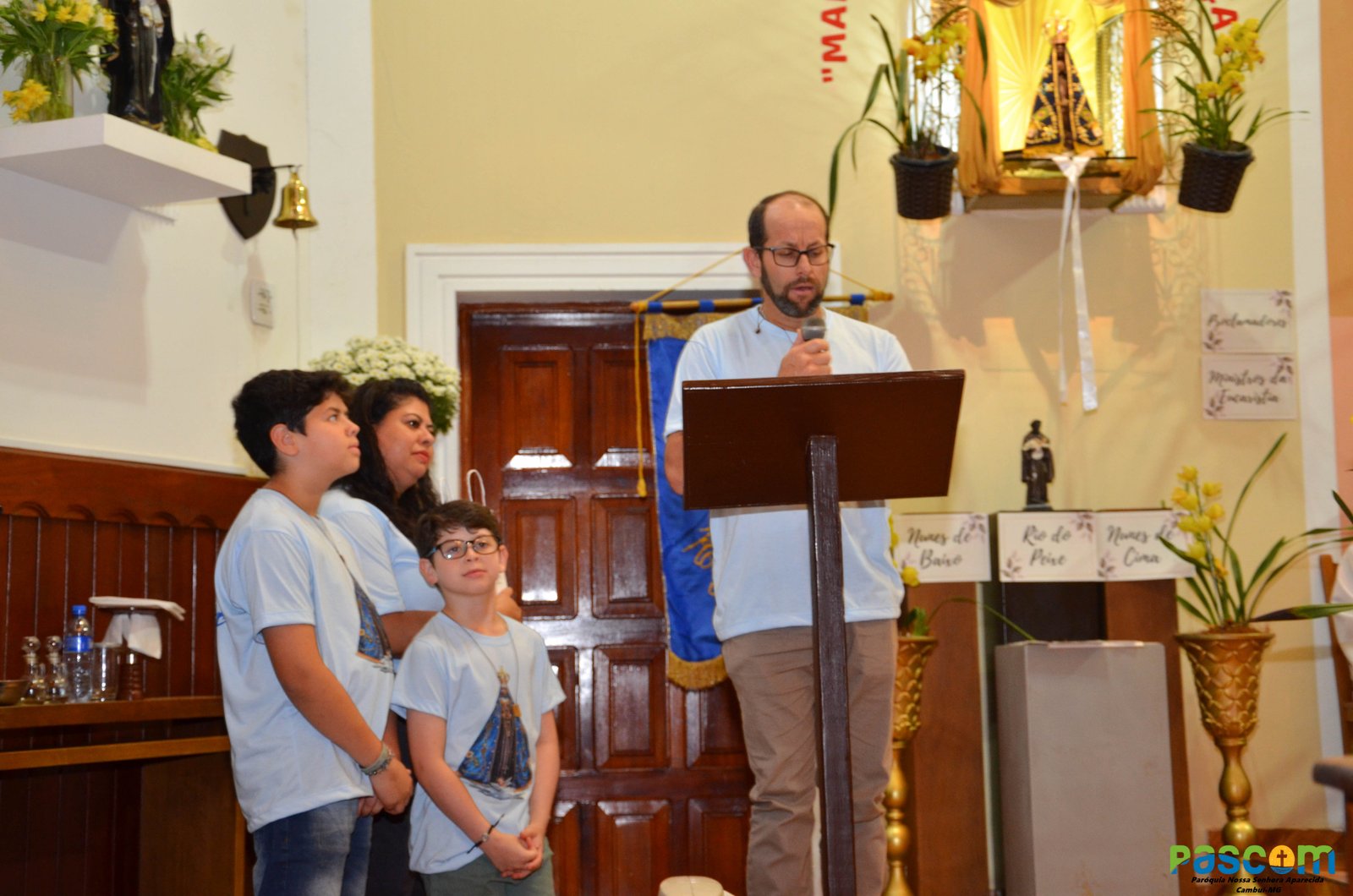 Festa Padroeira 2024 - 5º dia(03 outubro, quinta-feira), Presidiu: Pe.Samuel F. Gâmbara