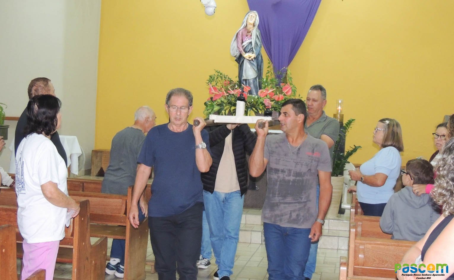 Fotos missa e procissao encontro