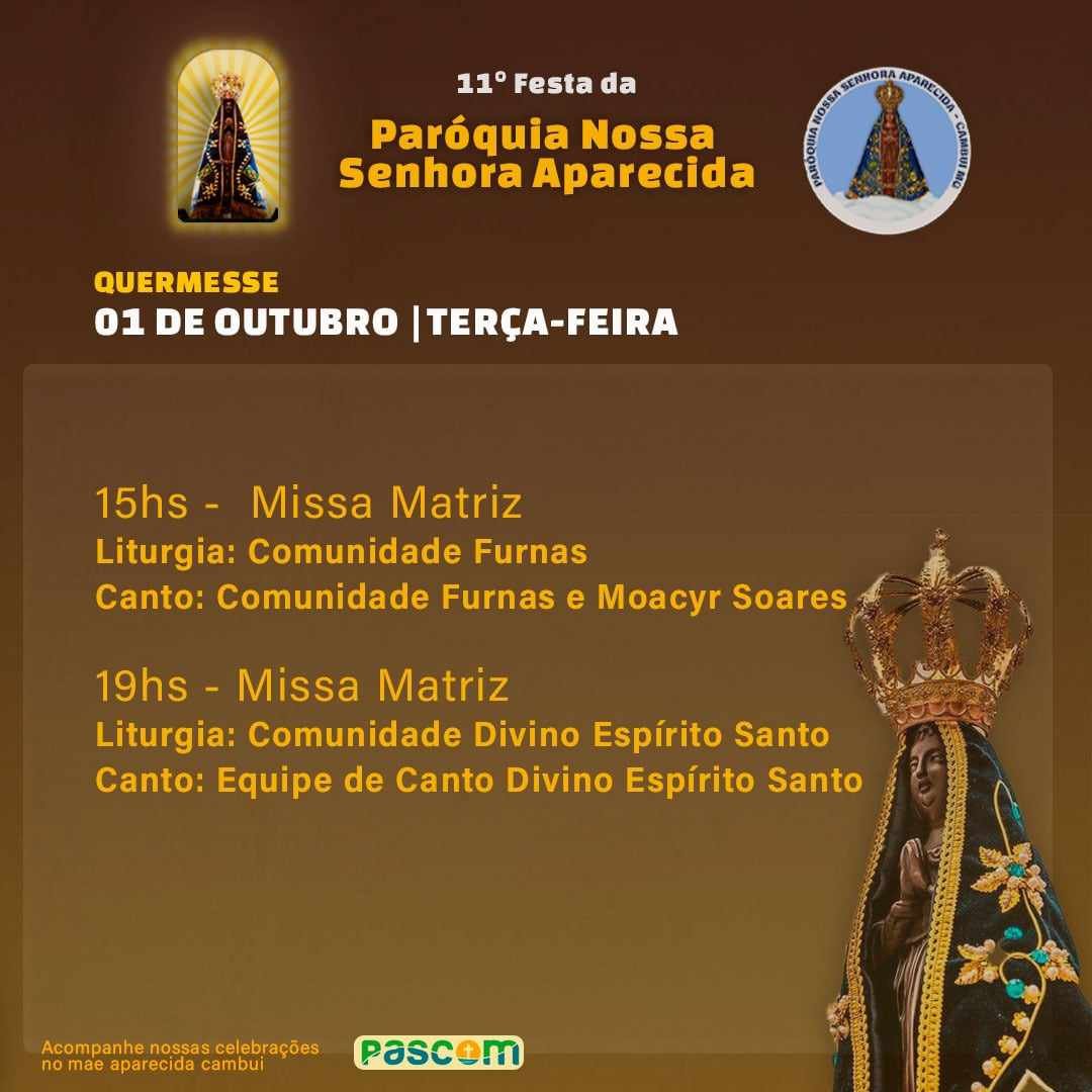 Festa da padroeira - Primeiro dia