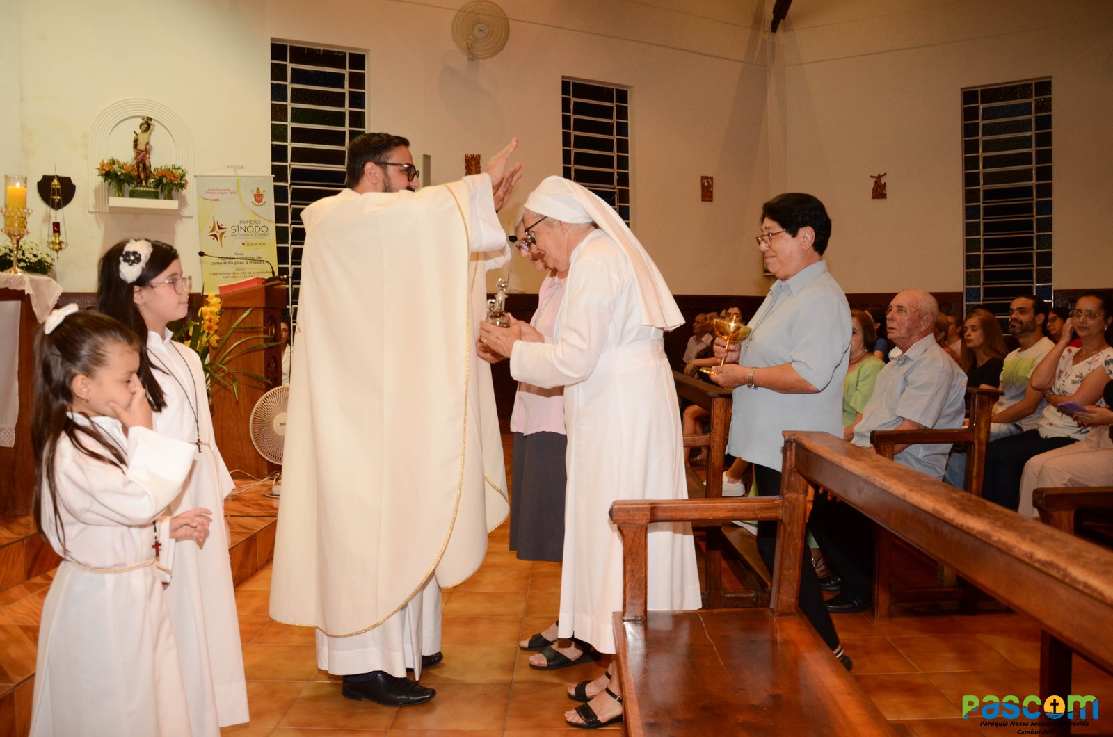 Festa  Padroeira 2024 - 2º dia, Presidiu: Pe. Fabiano Cesar