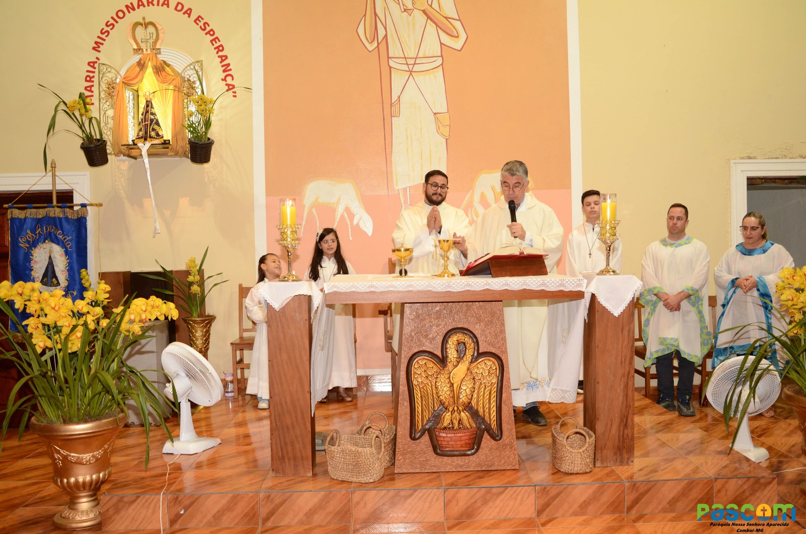 Festa  Padroeira 2024 - 2º dia, Presidiu: Pe. Fabiano Cesar