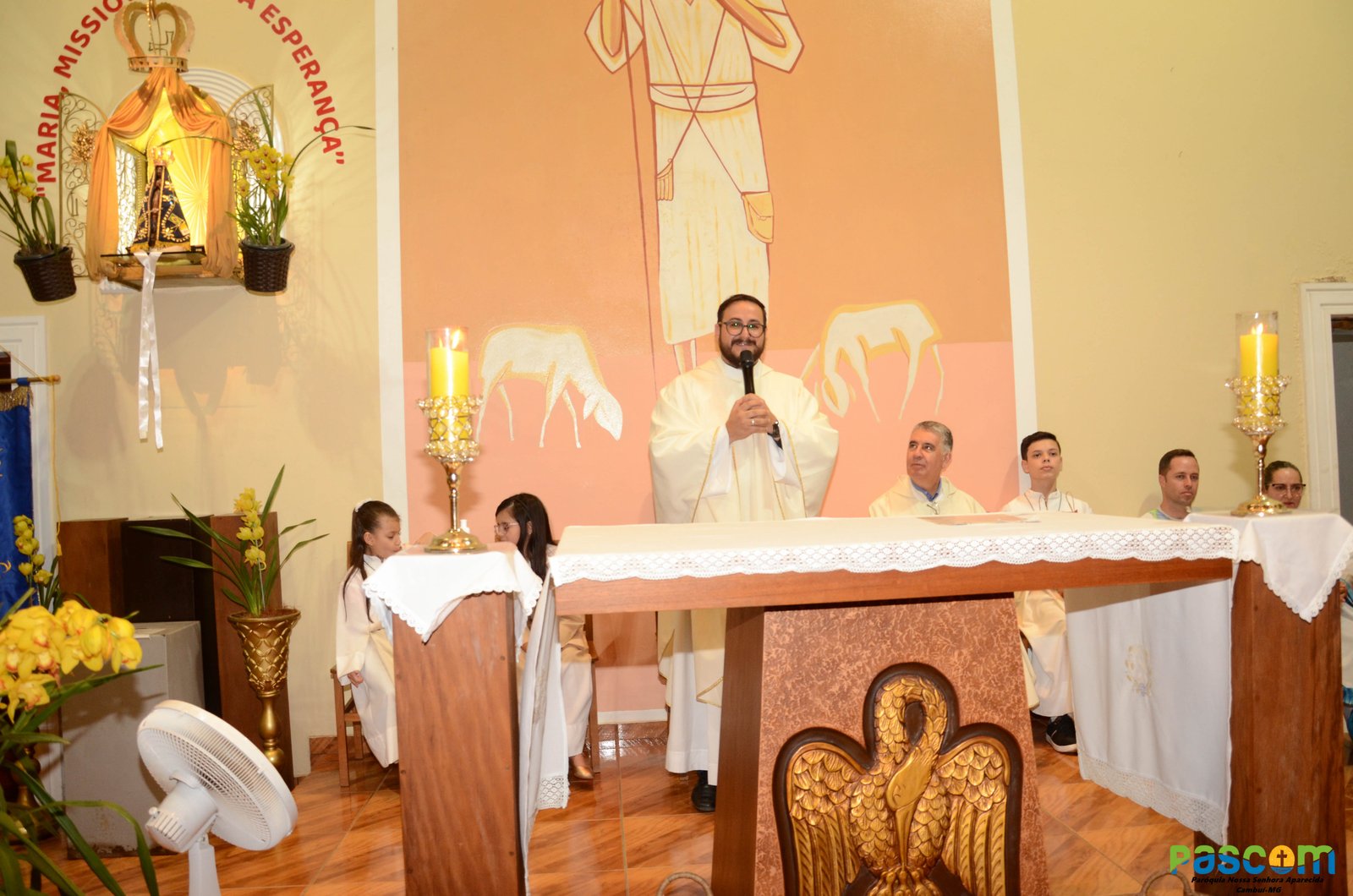 Festa  Padroeira 2024 - 2º dia, Presidiu: Pe. Fabiano Cesar